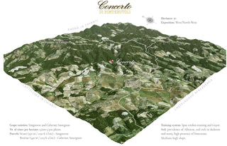 Concerto Di Fonterutoli - Vineyards Map